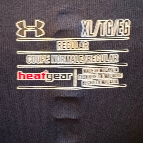 Under Armour Men's Heat Gear Short Sleeve Black Shirt Size XL - Picture 3 of 6